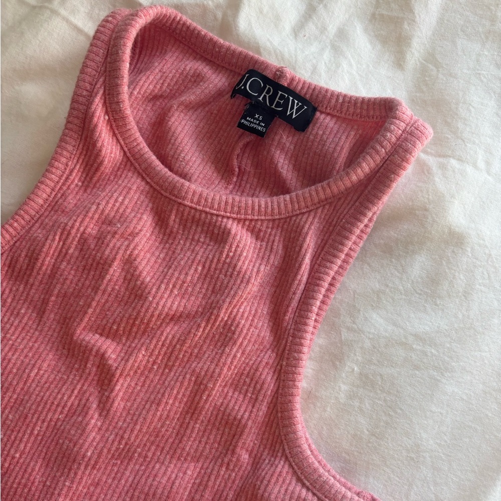 J Crew Ribbed Rank Top